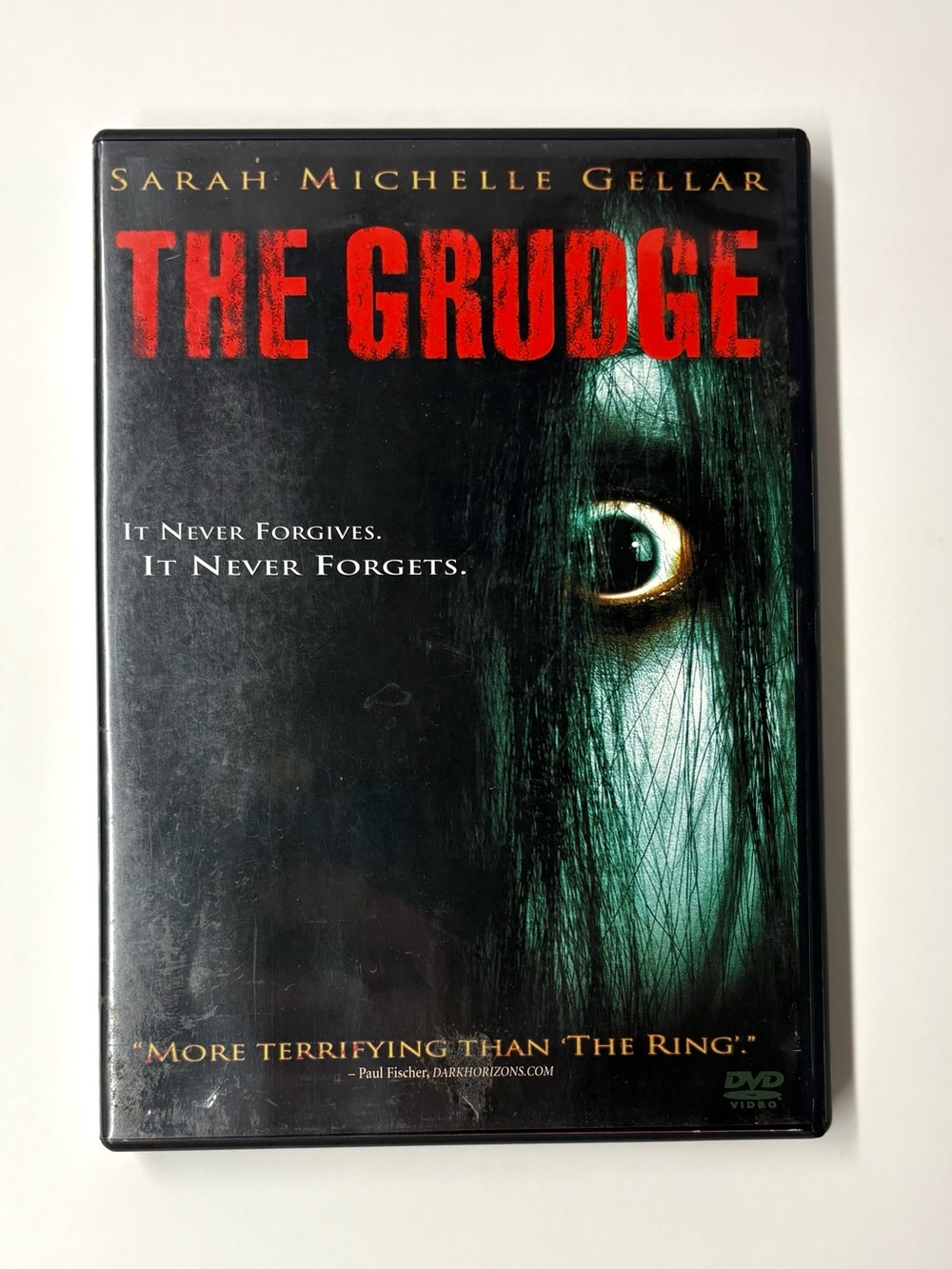 Sony The Grudge DVD Case - Black, Red & Green Cover Art